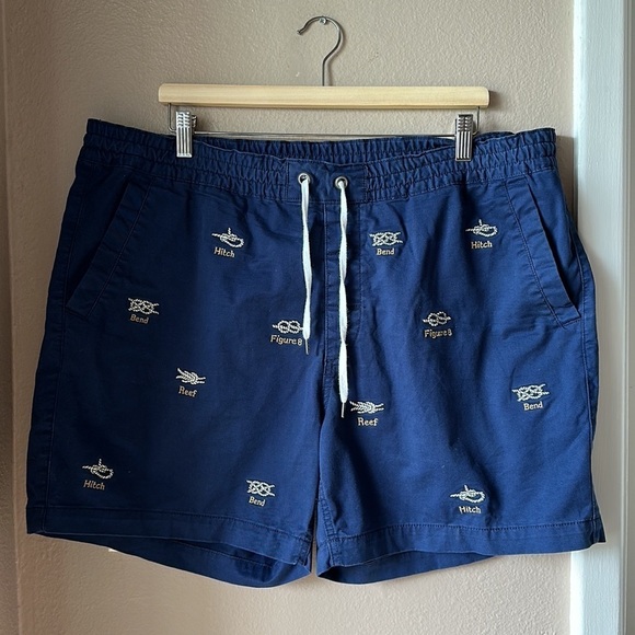 POLO RALPH LAUREN Classic Fit Nautical Knots Drawstring Shorts - Picture 3 of 8